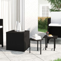 Thumbnail for Beistelltische 3 Stk. Schwarz Poly Rattan