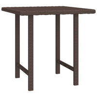 Thumbnail for Beistelltische 3 Stk. Braun Poly Rattan