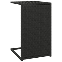 Thumbnail for C-Tisch Schwarz 40x35x60 cm Poly Rattan