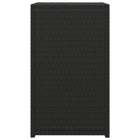 Thumbnail for C-Tisch Schwarz 40x35x60 cm Poly Rattan