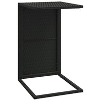 Thumbnail for C-Tisch Schwarz 40x35x60 cm Poly Rattan