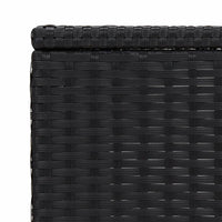 Thumbnail for C-Tisch Schwarz 40x35x60 cm Poly Rattan