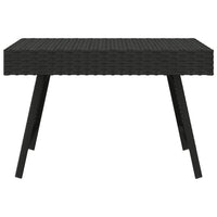 Thumbnail for Beistelltisch Klappbar Schwarz 60x40x38 cm Poly Rattan