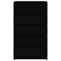 Thumbnail for Schubladenschrank Schwarz 60x36x103 cm Holzwerkstoff