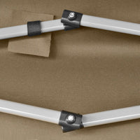 Thumbnail for Faltpavillon Sechseckig 3,6x3,1 m Taupe 220 g/m²