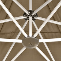 Thumbnail for Faltpavillon Sechseckig 3,6x3,1 m Taupe 220 g/m²