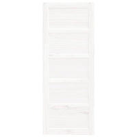 Thumbnail for Scheunentür Weiß 80x1,8x204,5 cm Massivholz Kiefer