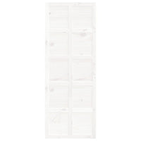 Thumbnail for Scheunentür Weiß 80x1,8x214 cm Massivholz Kiefer