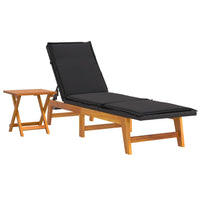Thumbnail for 3-tlg. Garten-Lounge-Set Poly Rattan & Massivholz Akazie