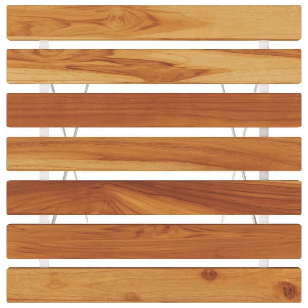 Bistrotisch Klappbar 55x54x71 cm Massivholz Akazie und Stahl