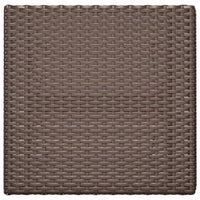 Thumbnail for Bistrotisch Klappbar Braun 55x54x71 cm Poly Rattan