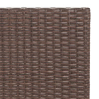 Thumbnail for Bistrotisch Klappbar Braun 55x54x71 cm Poly Rattan