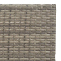 Thumbnail for Bistrotisch Klappbar Grau 55x54x71 cm Poly Rattan