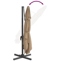 Thumbnail for LED-Ampelschirm Taupe 400x300 cm