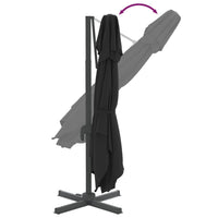 Thumbnail for Ampelschirm mit Doppeldach Schwarz 400x300 cm