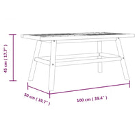 Thumbnail for Couchtisch 100x50x45 cm Massivholz Akazie