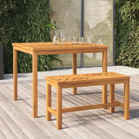 Thumbnail for Garten-Esstisch 90x90x74 cm Massivholz Akazie