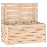 Thumbnail for Gartenbox 101x50,5x46,5 cm Massivholz Kiefer