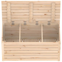 Thumbnail for Gartenbox 101x50,5x46,5 cm Massivholz Kiefer