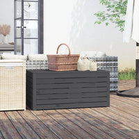 Thumbnail for Gartenbox Grau 101x50,5x46,5 cm Massivholz Kiefer