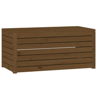 Thumbnail for Gartenbox Honigbraun 101x50,5x46,5 cm Massivholz Kiefer