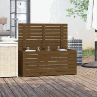 Thumbnail for Gartenbox Honigbraun 101x50,5x46,5 cm Massivholz Kiefer