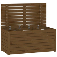 Thumbnail for Gartenbox Honigbraun 101x50,5x46,5 cm Massivholz Kiefer