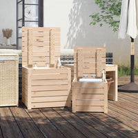 Thumbnail for 3-tlg. Gartenbox-Set Massivholz Kiefer