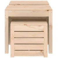 Thumbnail for 3-tlg. Gartenbox-Set Massivholz Kiefer