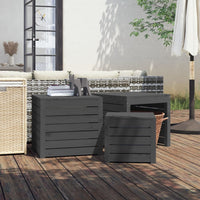 Thumbnail for 3-tlg. Gartenbox-Set Grau Massivholz Kiefer