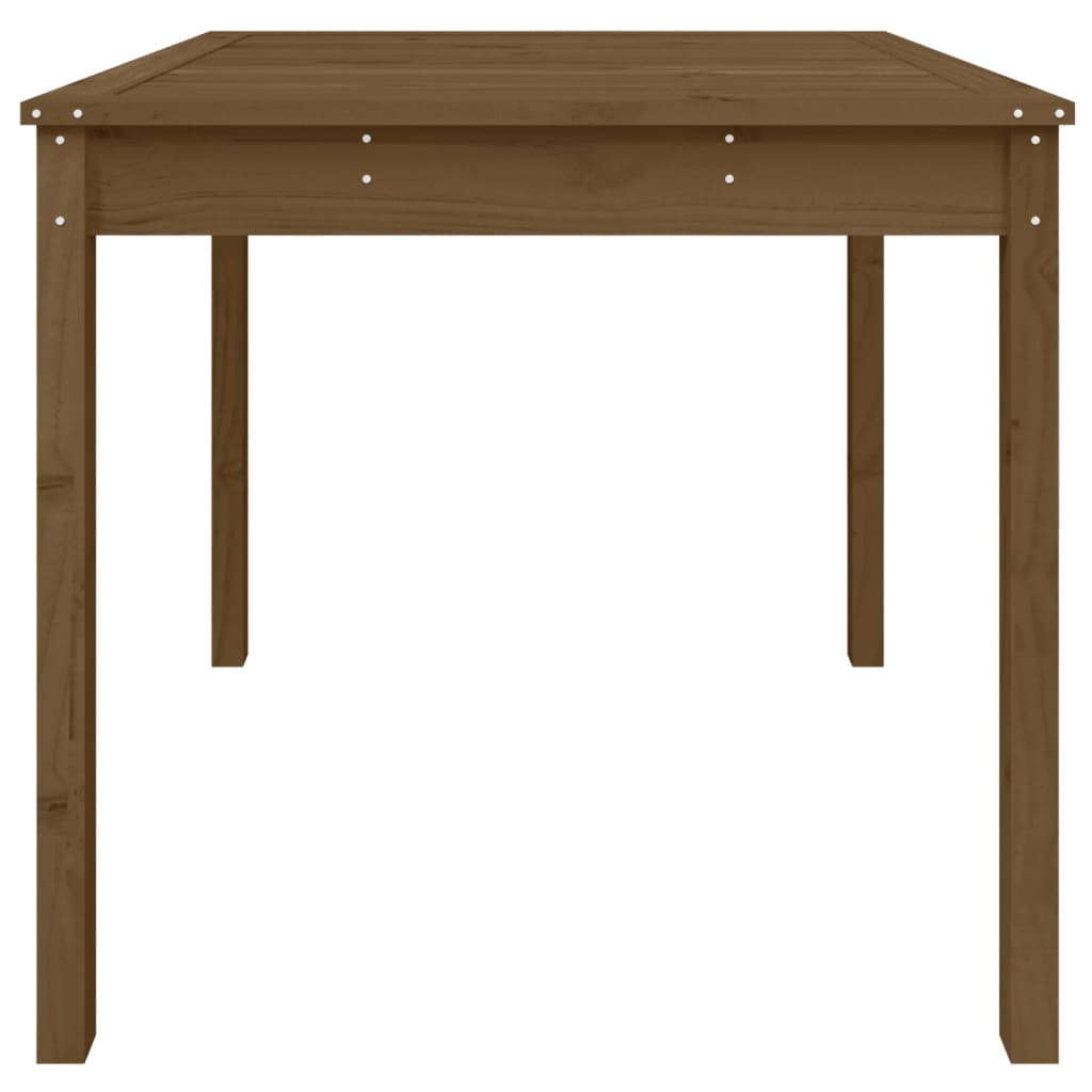 Gartentisch Honigbraun 82,5x82,5x76 cm Massivholz Kiefer
