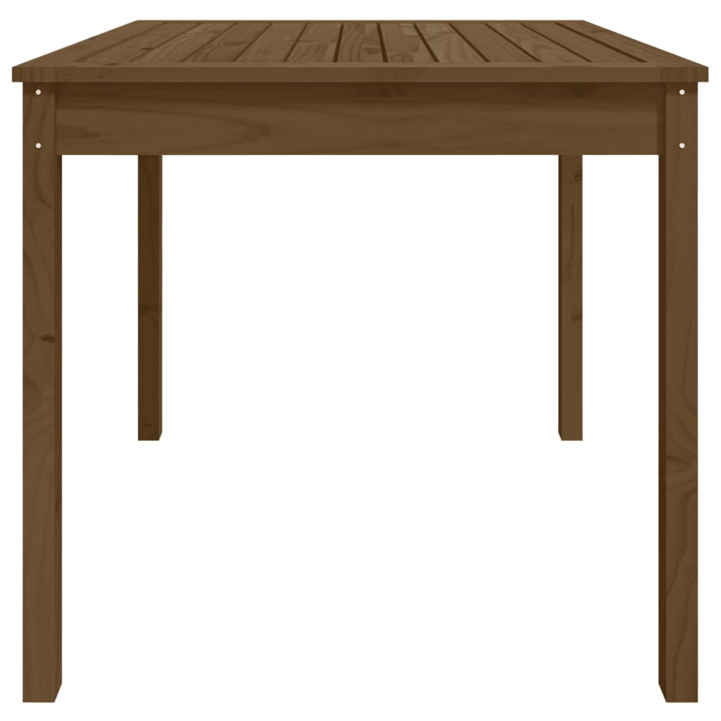 Gartentisch Honigbraun 82,5x82,5x76 cm Massivholz Kiefer