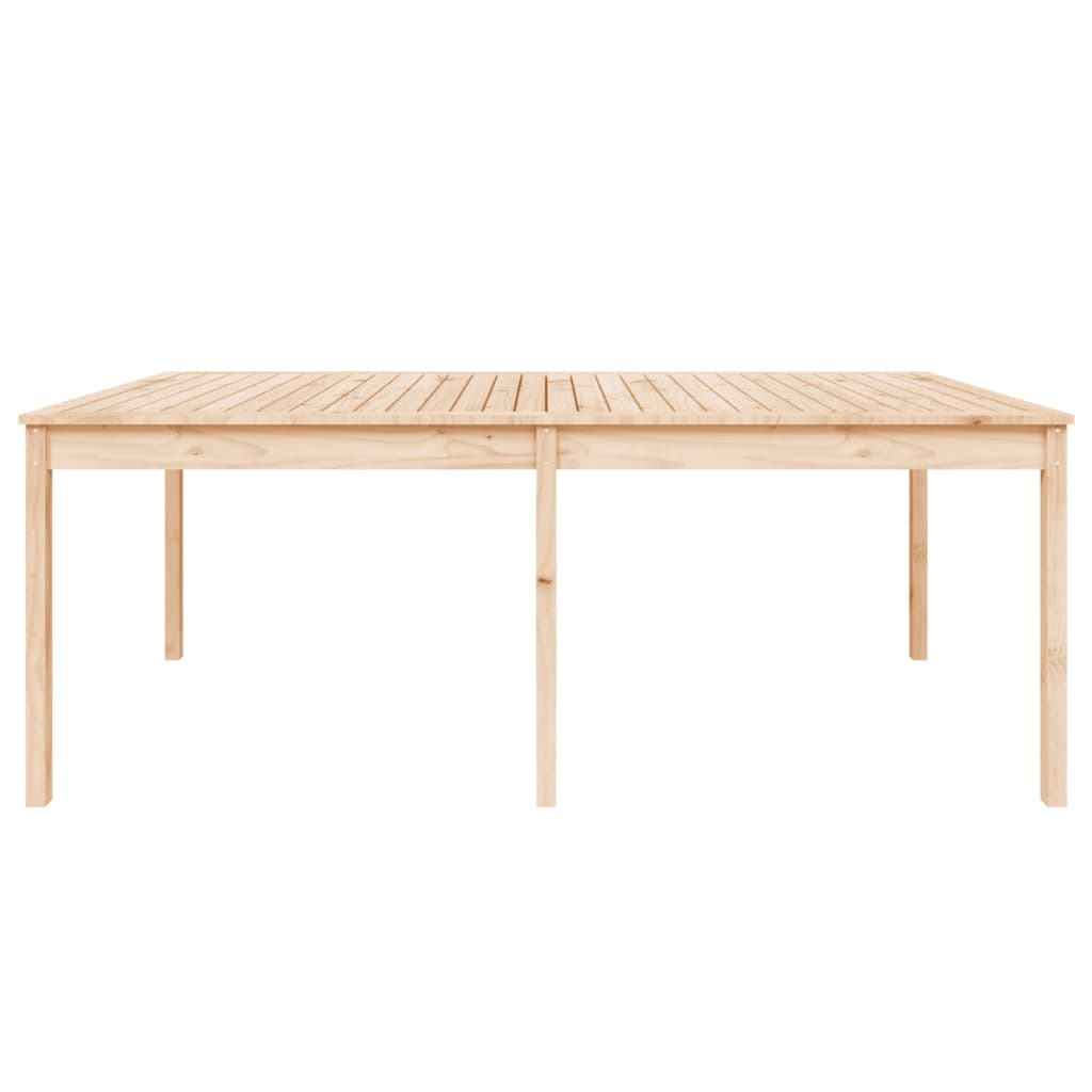 Gartentisch 203,5x100x76 cm Massivholz Kiefer