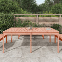 Thumbnail for Gartentisch 203,5x100x76 cm Massivholz Douglasie
