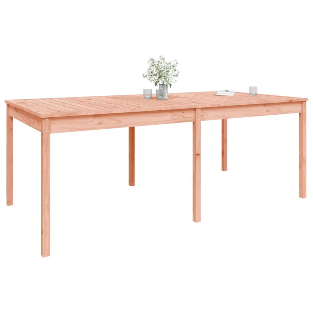 Gartentisch 203,5x100x76 cm Massivholz Douglasie