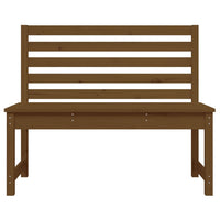 Thumbnail for Gartenbank Honigbraun 109 cm Massivholz Kiefer