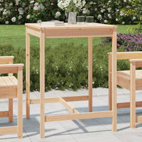 Thumbnail for Gartentisch 82,5x82,5x110 cm Massivholz Kiefer