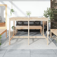 Thumbnail for Gartentisch 159,5x82,5x110 cm Massivholz Kiefer