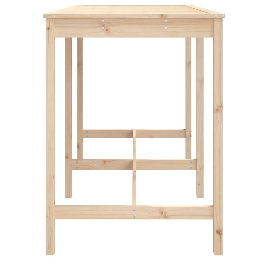Gartentisch 159,5x82,5x110 cm Massivholz Kiefer