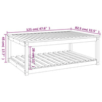 Thumbnail for Gartentisch 121x82,5x45 cm Massivholz Douglasie