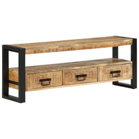 Thumbnail for TV-Schrank 120x30x45 cm Massivholz Mango