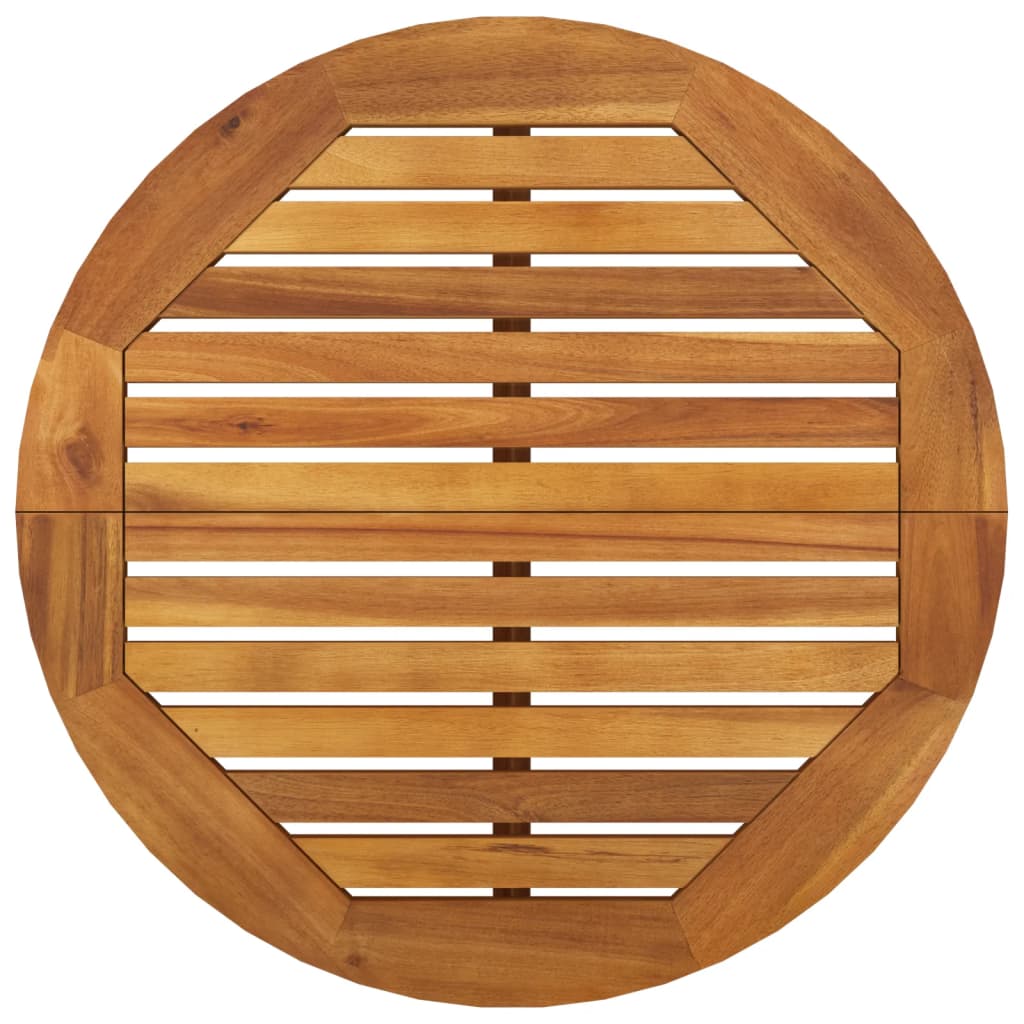 Garten-Bartisch Ø60x105 cm Massivholz Akazie