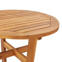 Thumbnail for Garten-Bartisch Ø60x105 cm Massivholz Akazie