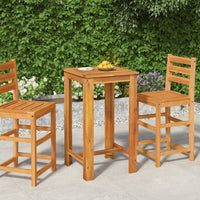 Thumbnail for Garten-Bartisch 60x60x105 cm Massivholz Akazie