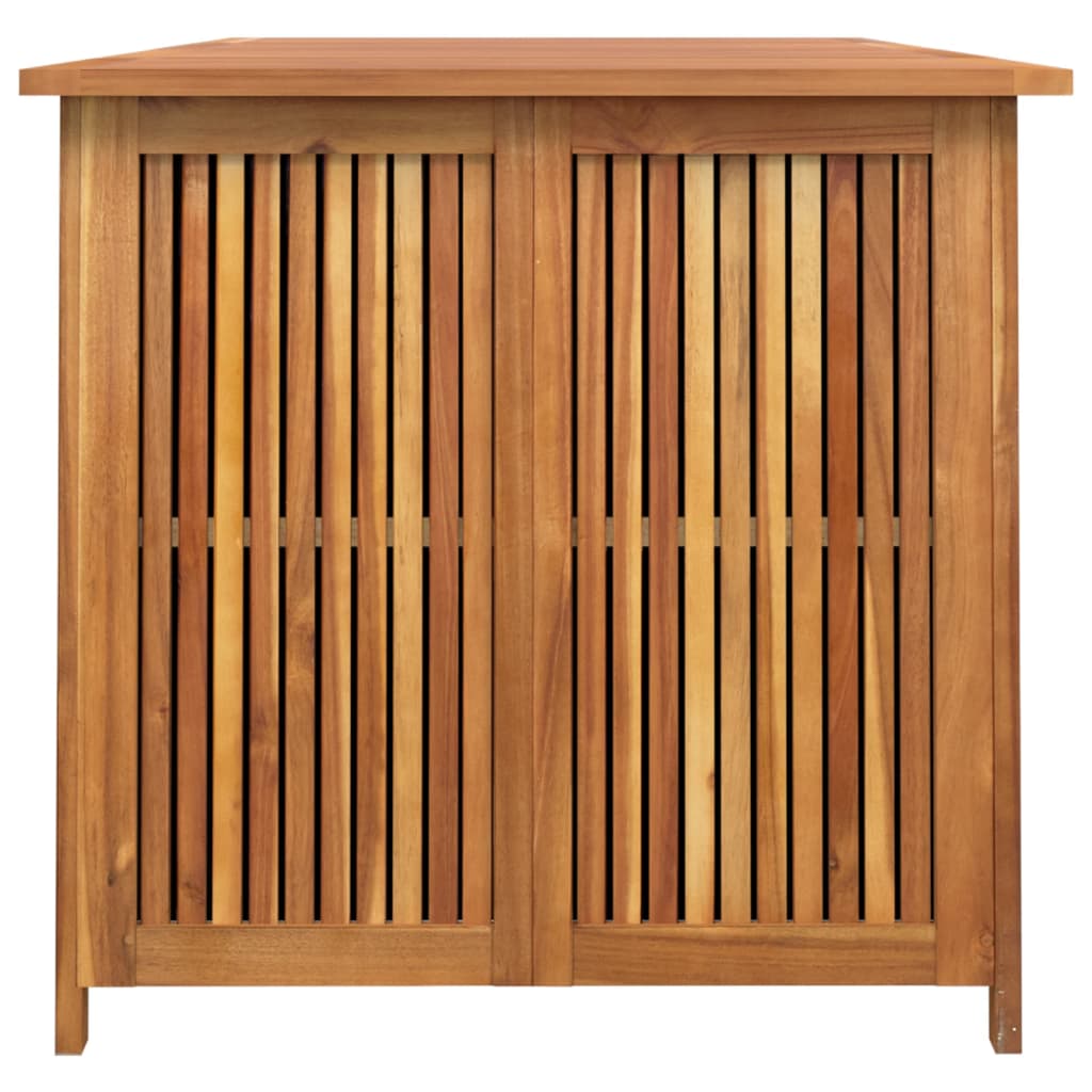 Gartentruhe 200x80x75 cm Massivholz Akazie