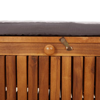 Thumbnail for Garten-Truhenbank mit Kissen 91 cm Massivholz Akazie