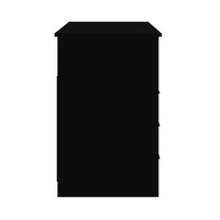 Thumbnail for Schreibtisch mit Schubladen Schwarz 102x50x76 cm Holzwerkstoff