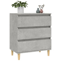 Thumbnail for Sideboard Betongrau 60x35x70 cm Holzwerkstoff