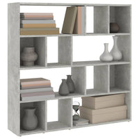 Thumbnail for Bücherregal/Raumteiler Betongrau 105x24x102 cm