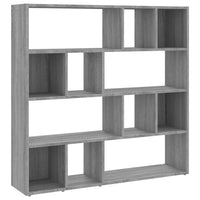 Thumbnail for Bücherregal/Raumteiler Grau Sonoma 105x24x102 cm